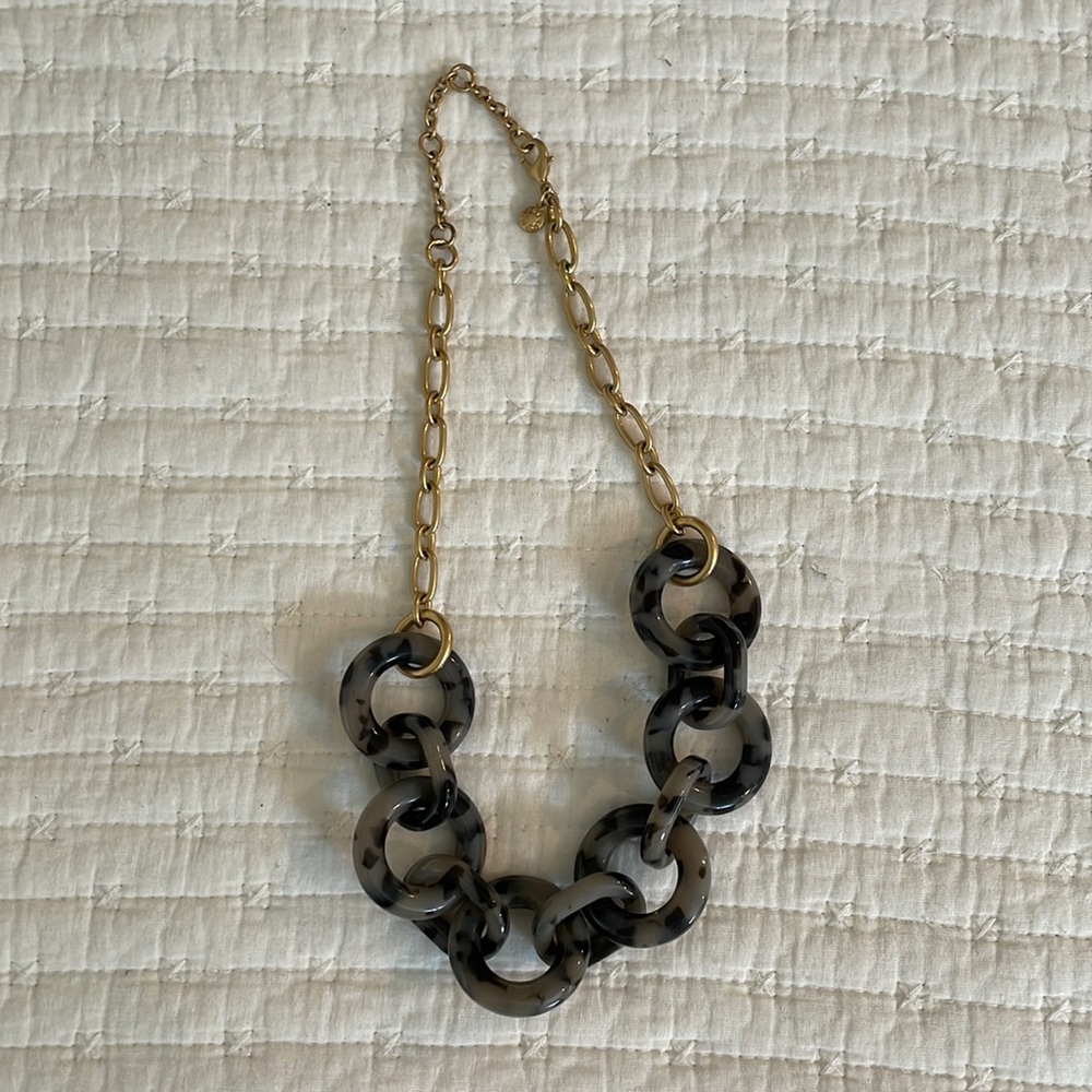 J. Crew Acrylic Chain necklace